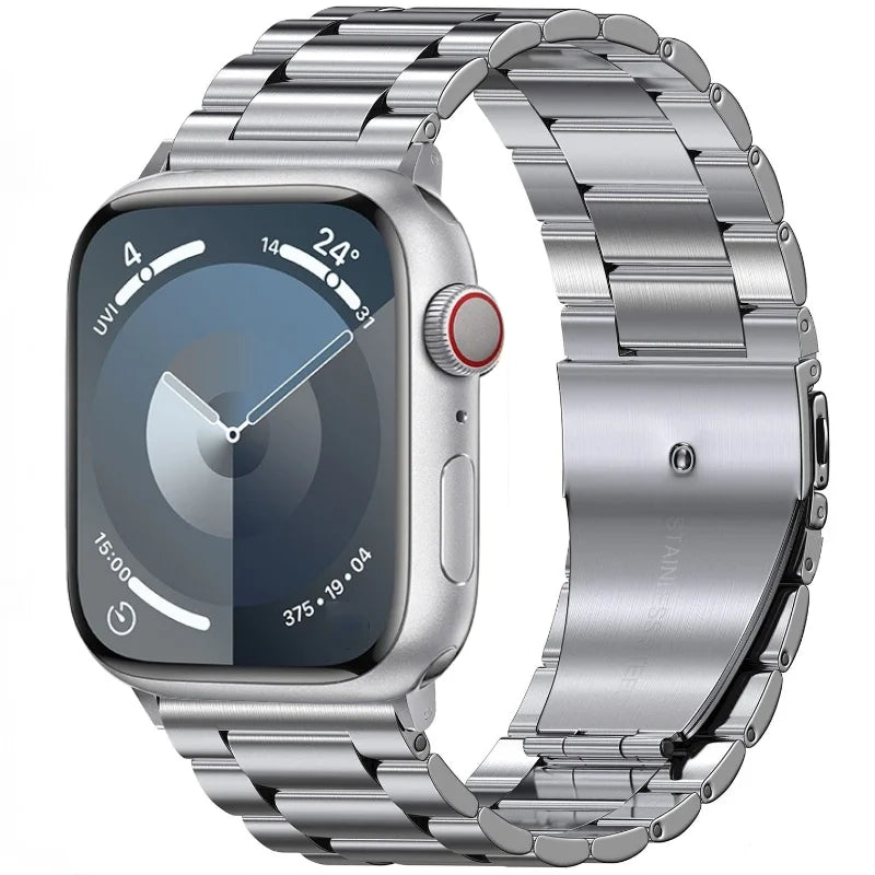 Metal strap For Apple watch 10 46mm 42mm Ultra/2 49mm 9 8 7 45mm 41mm Stainless steel wristband For iWatch 6 5 4 3 SE 44mm 40mm